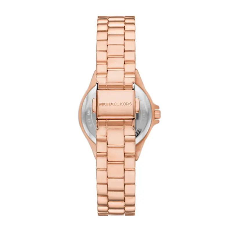 Michael Kors Mini Lennox Rose Gold-Tone Ladies Watch- MK7396